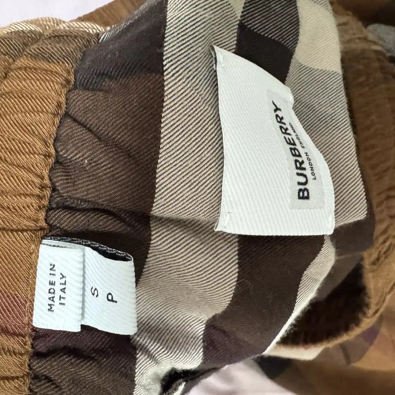 Burberry Burberry Brown Silk Check Pattern Shorts Size US 26 / EU 42 - 5 Thumbnail