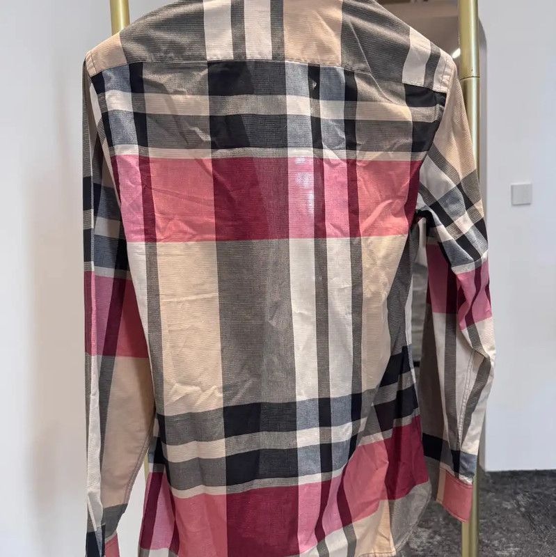 Burberry Burberry Men's Light Brown Cotton Shirt Size US S / EU 44-46 / 1 - 10 Thumbnail