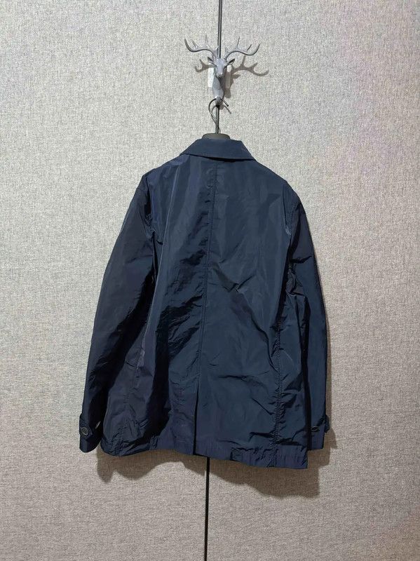 Burberry Burberry Navy Blue Polyester Logo Men's Jacket Size US L / EU 52-54 / 3 - 2 Thumbnail