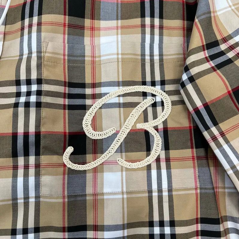 Burberry Burberry Men's Long Sleeve Color Block Shirt Size US XL / EU 56 / 4 - 3 Thumbnail