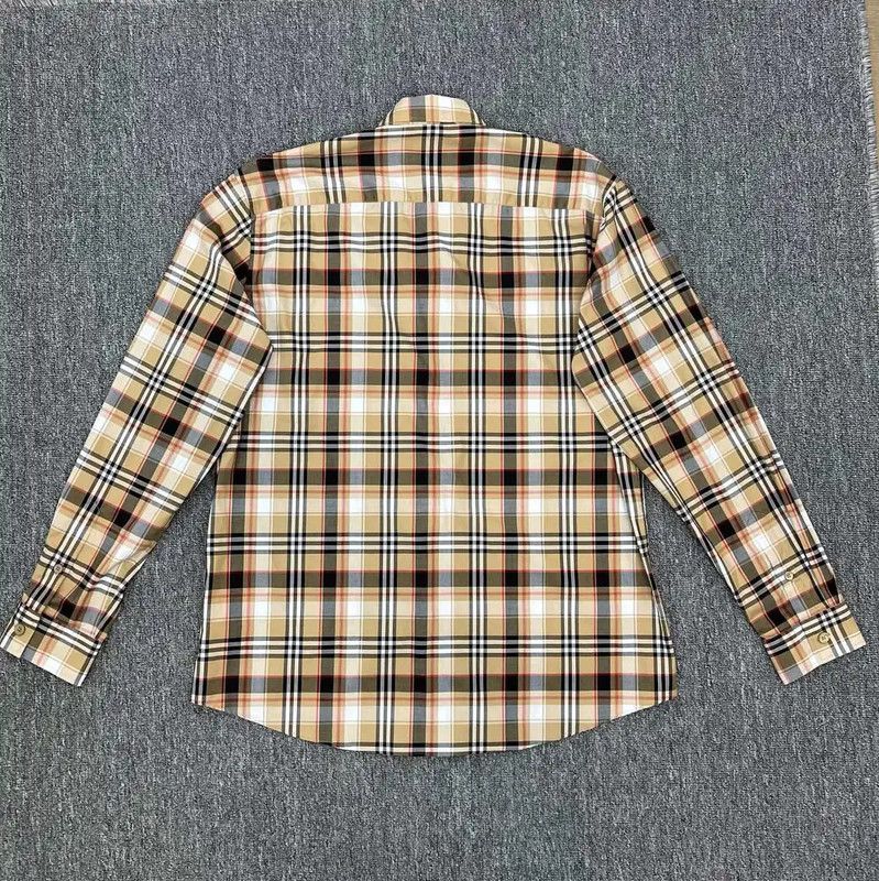 Burberry Burberry Men's Long Sleeve Color Block Shirt Size US XL / EU 56 / 4 - 2 Thumbnail