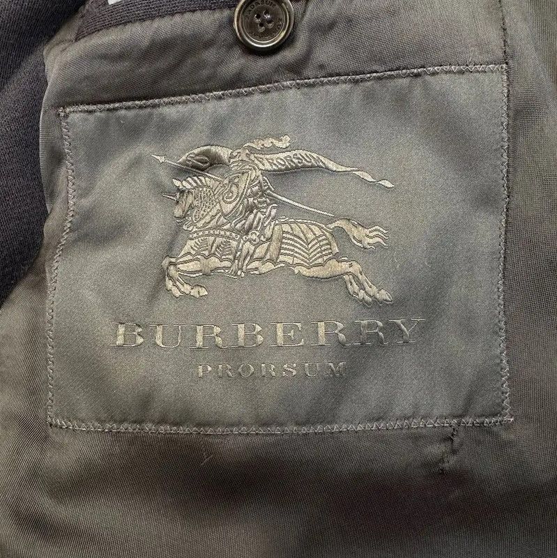 Burberry Burberry Black Wool Double-Breasted Short Coat Size US L / EU 52-54 / 3 - 6 Thumbnail