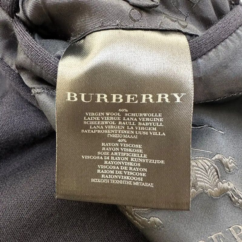 Burberry Burberry Black Wool Double-Breasted Short Coat Size US L / EU 52-54 / 3 - 7 Thumbnail