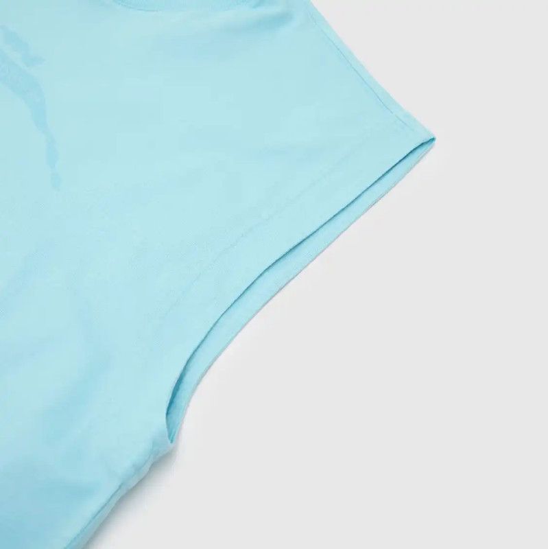 Burberry Burberry Blue Cotton Logo Short Sleeve Tee Size US XS / EU 42 / 0 - 5 Thumbnail