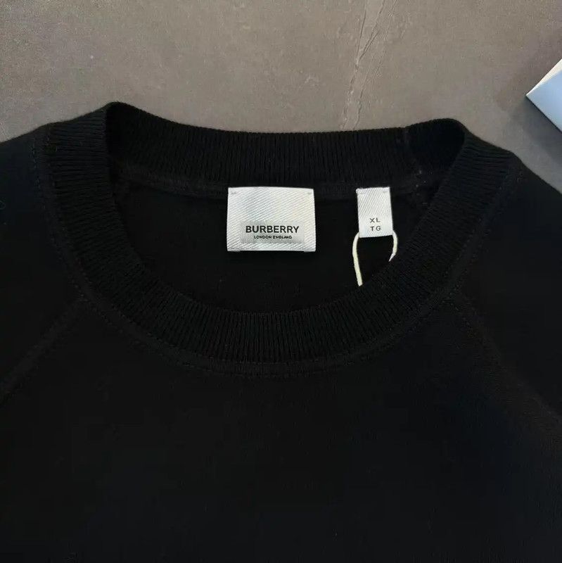 Burberry Burberry Black Wool Men's Knit Sweater Size US XL / EU 56 / 4 - 3 Thumbnail
