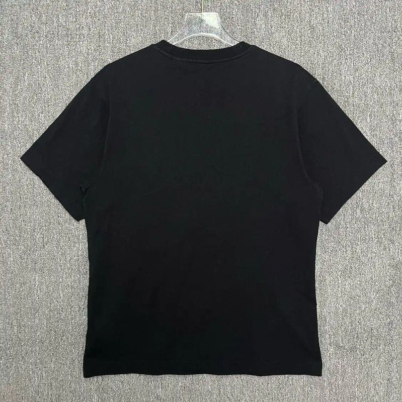 Burberry Burberry Black Cotton Men's T-Shirt Size US M / EU 48-50 / 2 - 2 Thumbnail