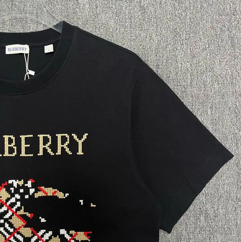 Burberry Burberry Black Cotton Men's T-Shirt Size US M / EU 48-50 / 2 - 3 Thumbnail