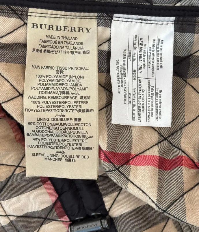 Burberry Burberry Black Quilted Winter Jacket Size US M / EU 48-50 / 2 - 5 Thumbnail