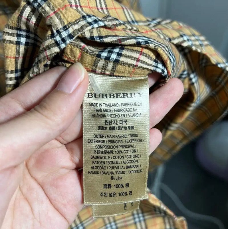 Burberry Burberry Brown Check Men's Shirt Size US S / EU 44-46 / 1 - 4 Thumbnail