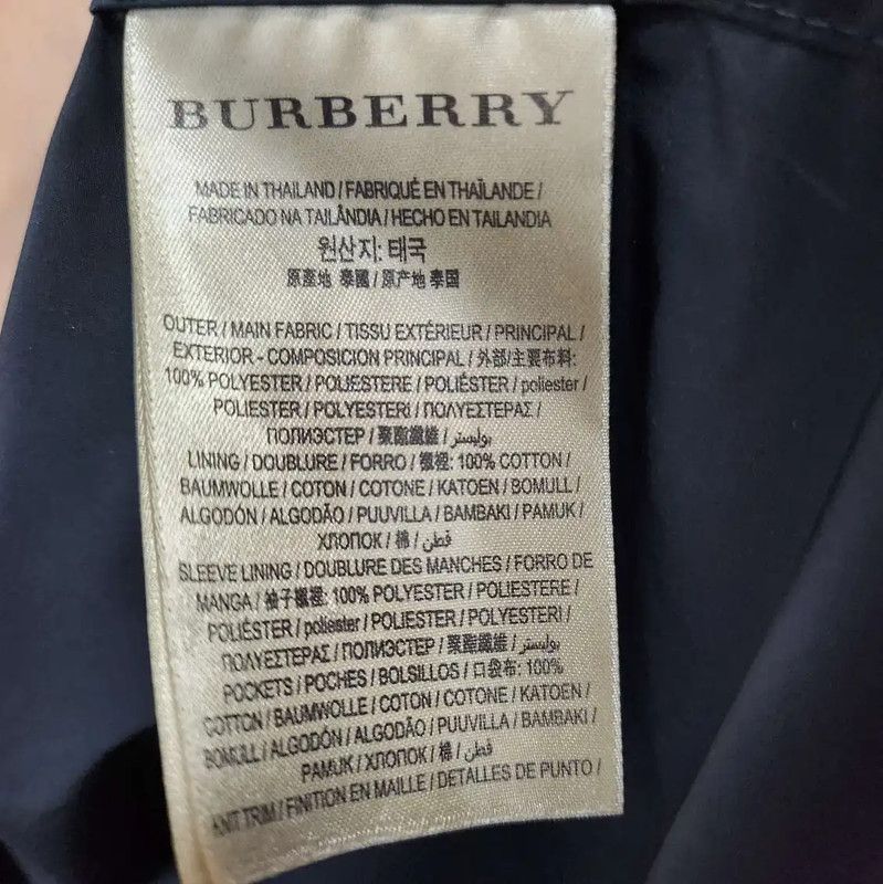 Burberry Burberry Black Polyester Men's Outerwear Size US XS / EU 42 / 0 - 3 Thumbnail
