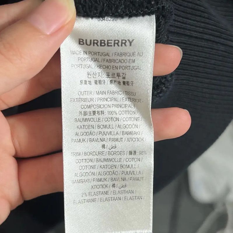 Burberry Burberry Black Cotton Men’s Sweatshirt Size US XS / EU 42 / 0 - 4 Thumbnail
