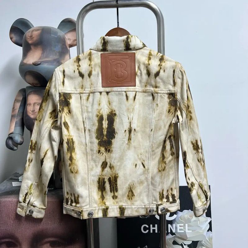 Burberry Burberry Men's Jacket in Yellow Tie-Dye Size US M / EU 48-50 / 2 - 2 Thumbnail
