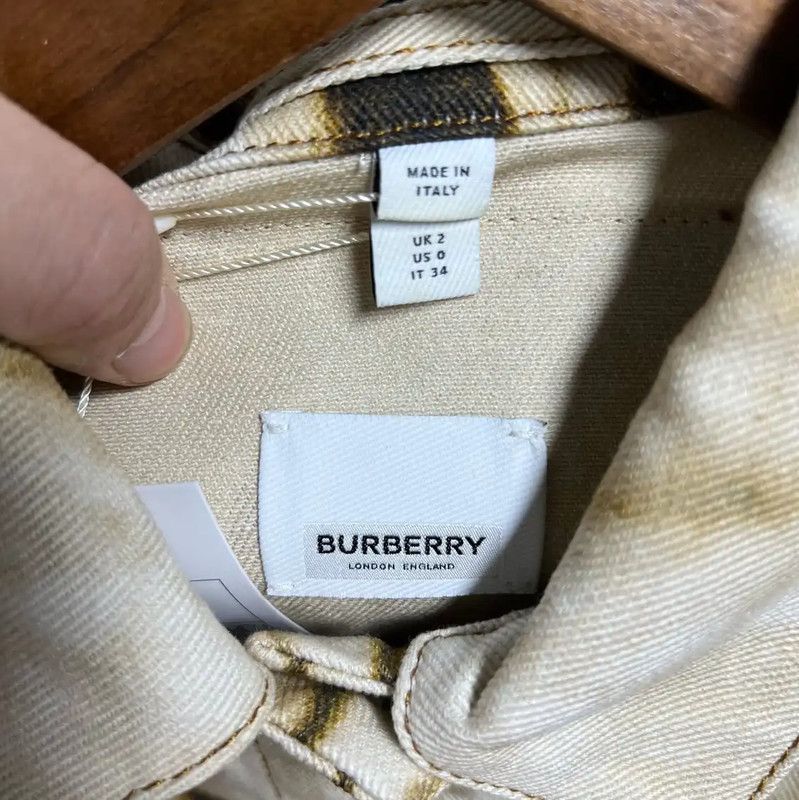 Burberry Burberry Men's Jacket in Yellow Tie-Dye Size US M / EU 48-50 / 2 - 3 Thumbnail