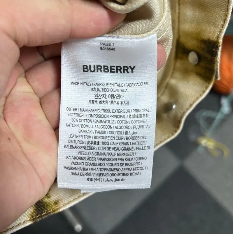 Burberry Burberry Men's Jacket in Yellow Tie-Dye Size US M / EU 48-50 / 2 - 4 Thumbnail