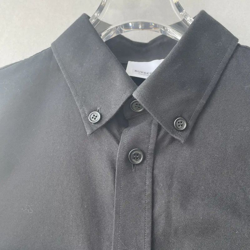 Burberry Burberry Black Long Sleeve Men's Shirt Size US S / EU 44-46 / 1 - 4 Thumbnail