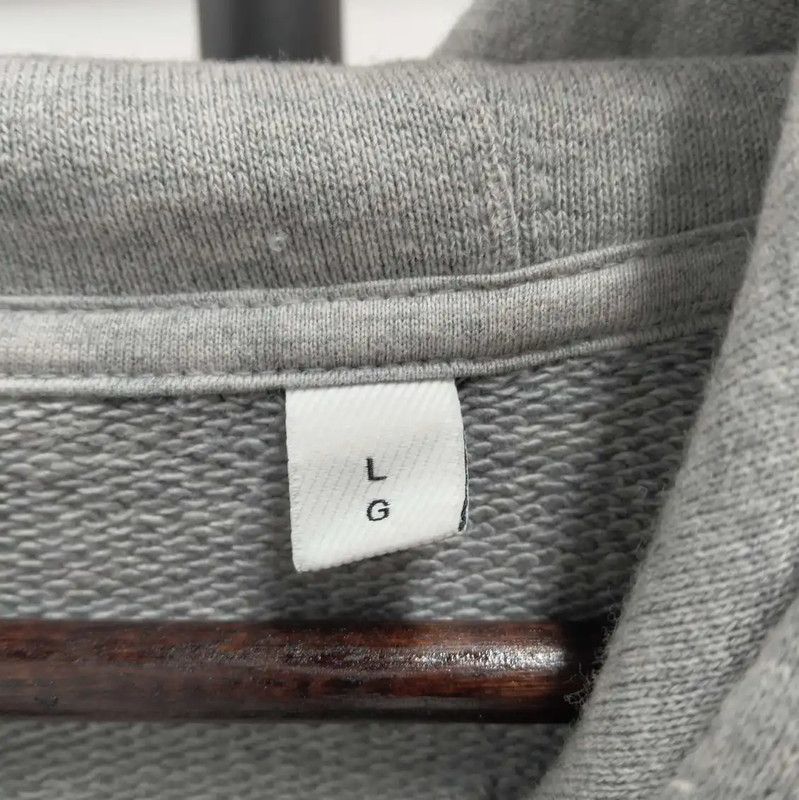 Burberry Burberry Light Gray Cotton Long Sleeve Hoodie Size US L / EU 52-54 / 3 - 6 Thumbnail
