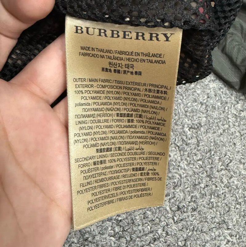 Burberry Burberry Men's Green Polyester Bomber Jacket Size US L / EU 52-54 / 3 - 4 Thumbnail