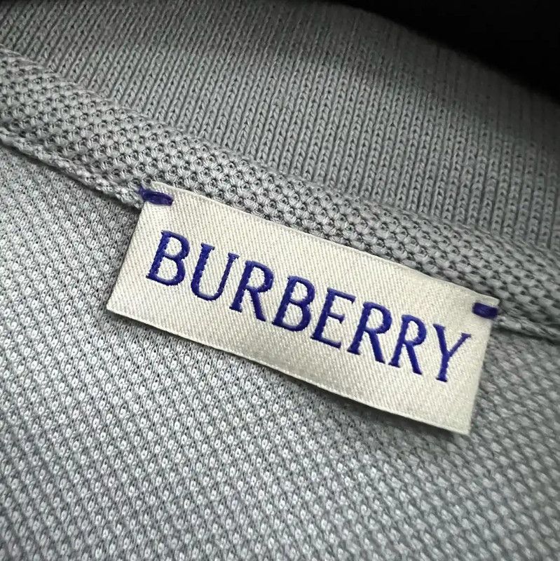 Burberry Burberry Light Blue Short-Sleeve Polo Size US XXL / EU 58 / 5 - 2 Thumbnail