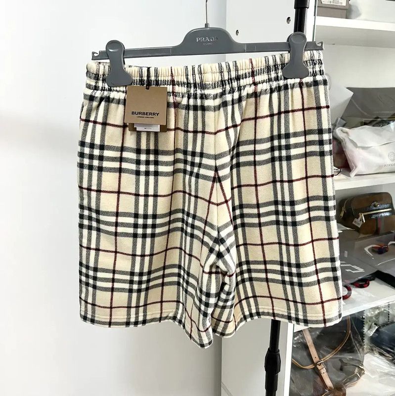Burberry Burberry Beige Cotton Shorts for Men Size US 27 - 3 Thumbnail