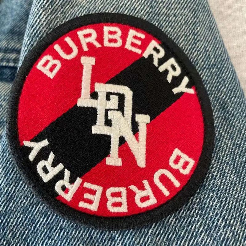 Burberry Burberry Blue Cotton Denim Jacket for Men Size US S / EU 44-46 / 1 - 5 Thumbnail