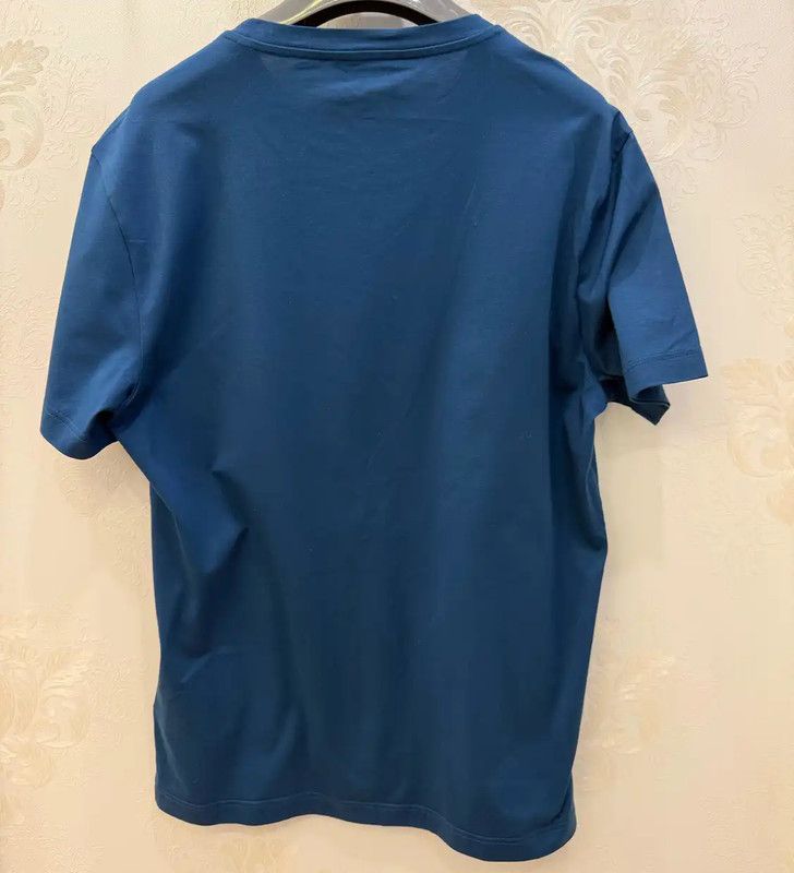 Prada Prada Summer Blue Logo T-shirt for Men Size US M / EU 48-50 / 2 - 2 Thumbnail