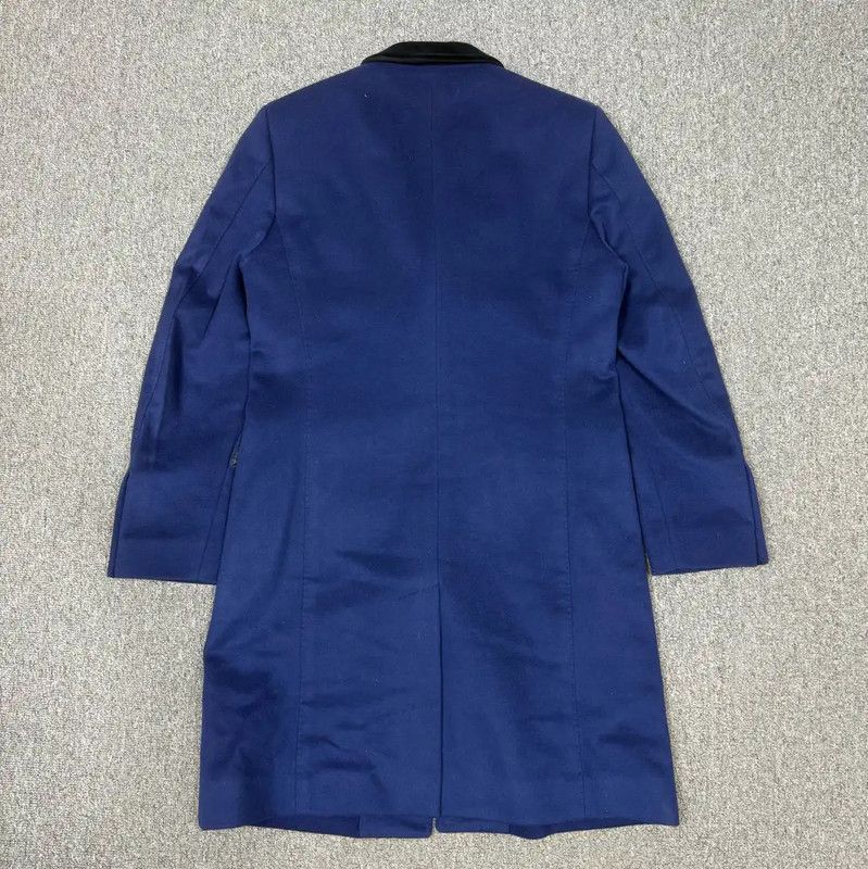 Burberry Burberry Men's Blue Cashmere Coat Size US M / EU 48-50 / 2 - 2 Thumbnail