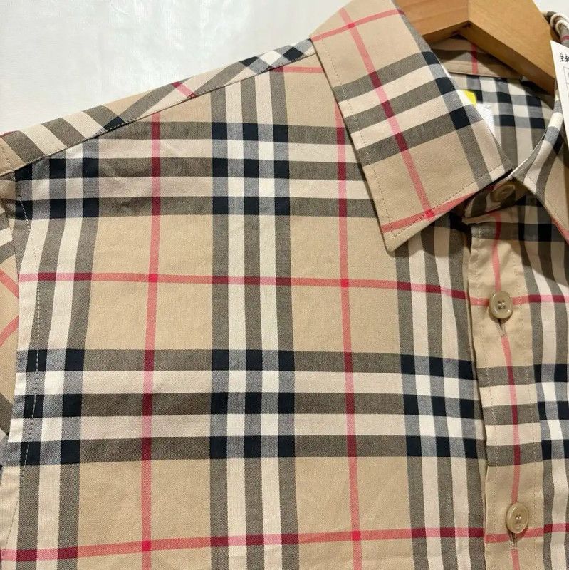Burberry Burberry Summer Khaki Logo Short Sleeve Shirt Size US S / EU 44-46 / 1 - 5 Thumbnail