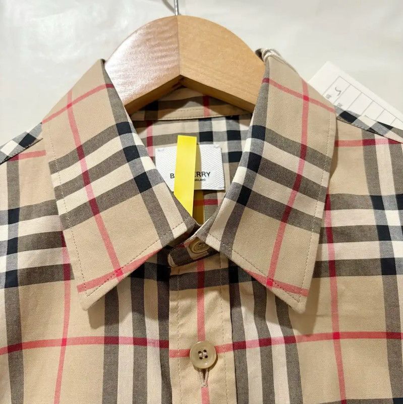 Burberry Burberry Summer Khaki Logo Short Sleeve Shirt Size US S / EU 44-46 / 1 - 3 Thumbnail
