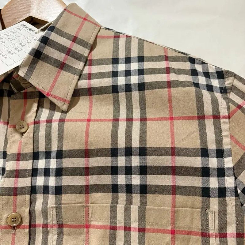 Burberry Burberry Summer Khaki Logo Short Sleeve Shirt Size US S / EU 44-46 / 1 - 6 Thumbnail