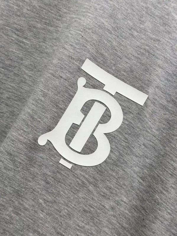 Burberry Burberry Gray Cotton Short Sleeve T-Shirt Size US S / EU 44-46 / 1 - 4 Thumbnail