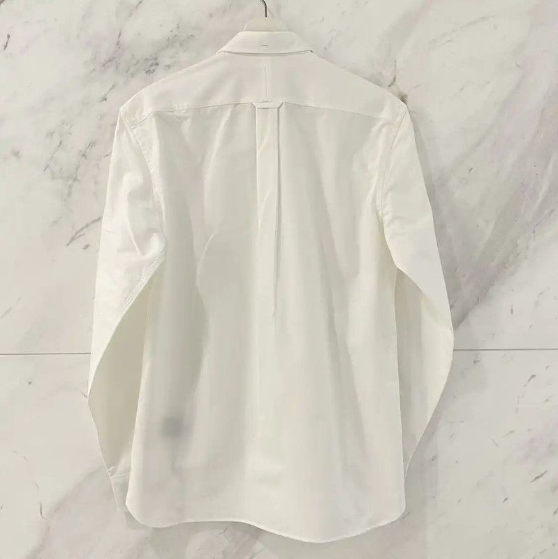 Burberry Burberry White Cotton Long Sleeve Shirt Size US XS / EU 42 / 0 - 2 Thumbnail