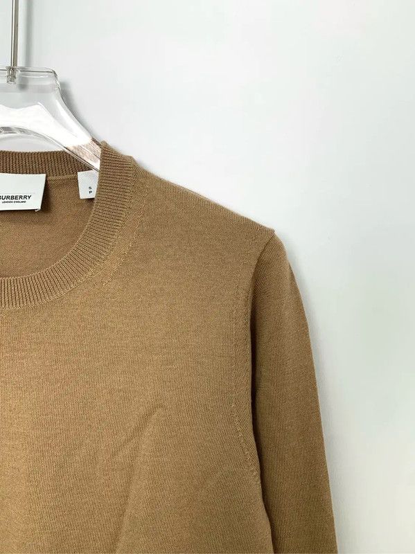 Burberry Burberry Men's Khaki Cotton Knit Sweater Size US M / EU 48-50 / 2 - 3 Thumbnail