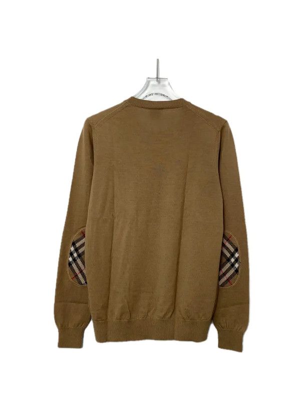 Burberry Burberry Men's Khaki Cotton Knit Sweater Size US M / EU 48-50 / 2 - 2 Thumbnail