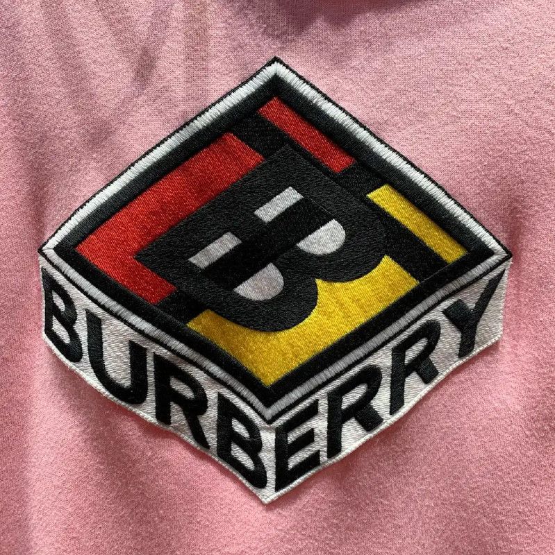 Burberry Burberry Pink Cotton Men's Hoodie Size US S / EU 44-46 / 1 - 5 Thumbnail