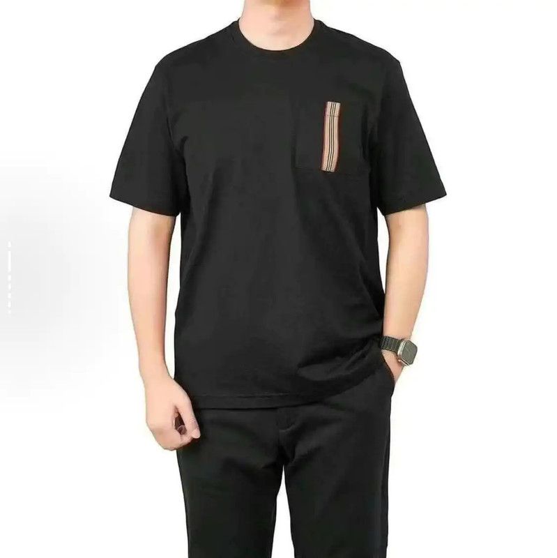 Burberry Burberry Black Logo Cotton Short Sleeve T-Shirt Size US L / EU 52-54 / 3 - 10 Thumbnail