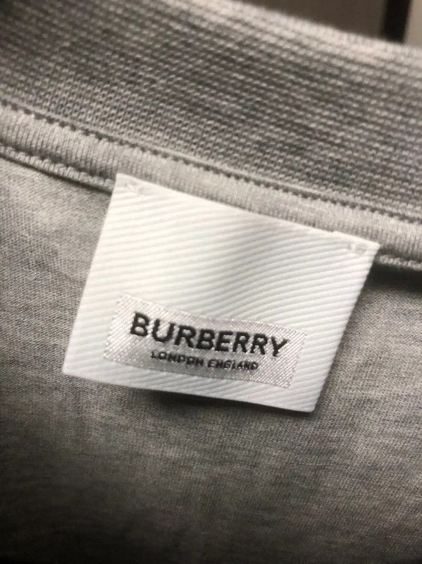 Burberry Burberry Summer Gray Cotton Short Sleeve T-Shirt Size US M / EU 48-50 / 2 - 7 Thumbnail