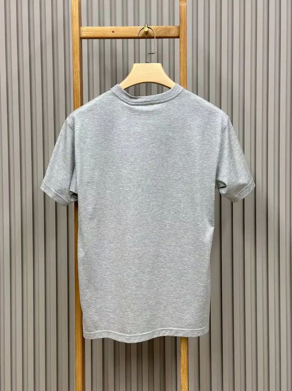 Burberry Burberry Summer Gray Cotton Short Sleeve T-Shirt Size US M / EU 48-50 / 2 - 2 Thumbnail
