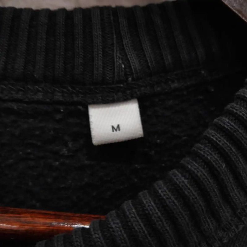 Burberry Burberry Black Cotton Long Sleeve Sweatshirt Size US M / EU 48-50 / 2 - 5 Thumbnail