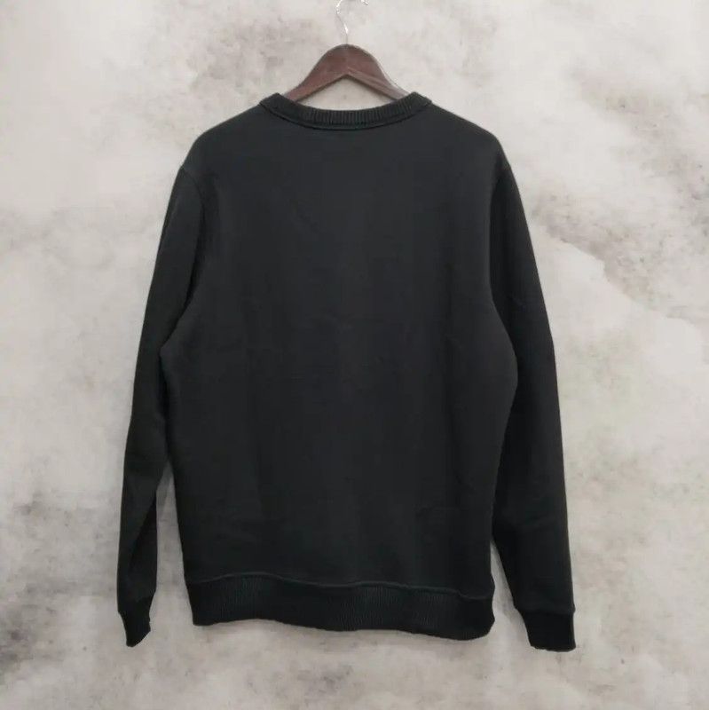 Burberry Burberry Black Cotton Long Sleeve Sweatshirt Size US M / EU 48-50 / 2 - 2 Thumbnail