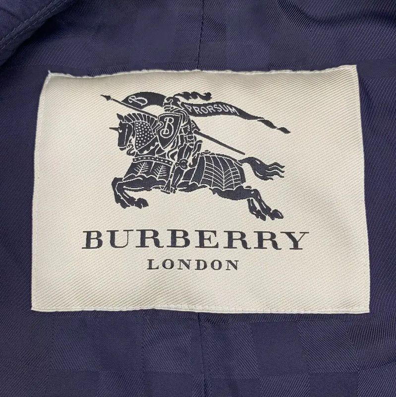 Burberry Burberry Navy Nylon Men's Trench Coat Size US S / EU 44-46 / 1 - 5 Thumbnail