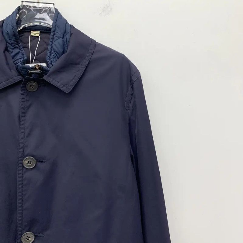 Burberry Burberry Navy Nylon Men's Trench Coat Size US S / EU 44-46 / 1 - 3 Thumbnail