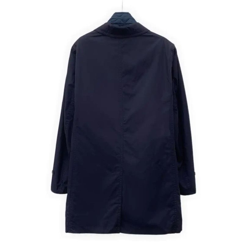 Burberry Burberry Navy Nylon Men's Trench Coat Size US S / EU 44-46 / 1 - 2 Thumbnail