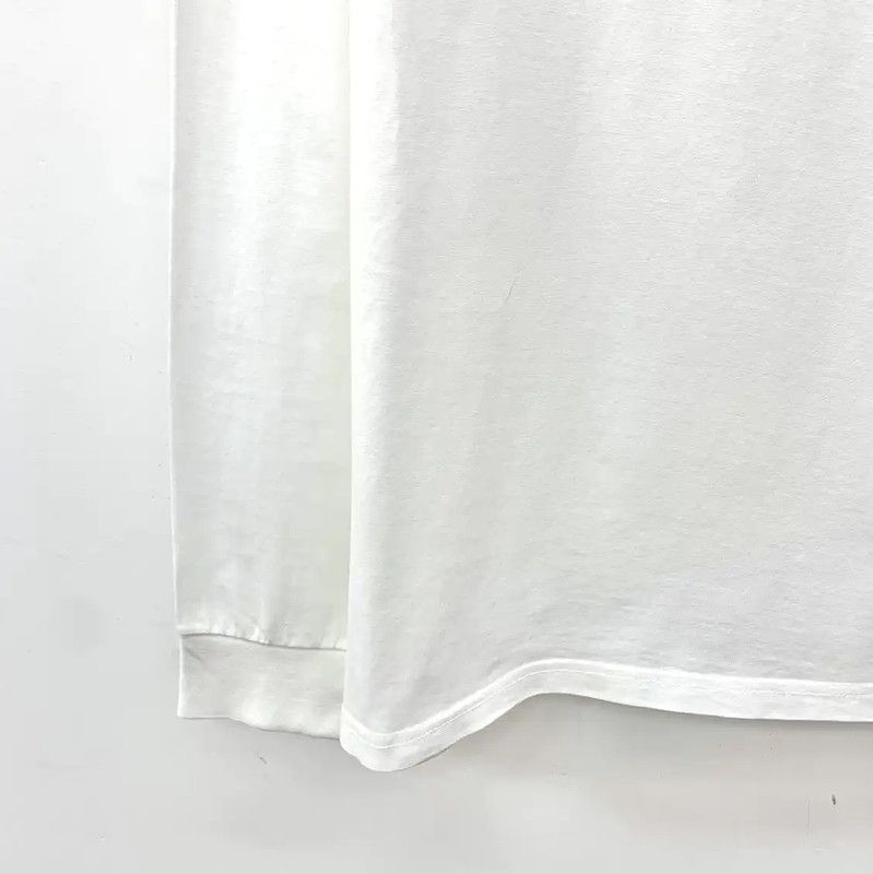 Burberry Burberry White Cotton Long Sleeve T-Shirt Size US S / EU 44-46 / 1 - 4 Thumbnail
