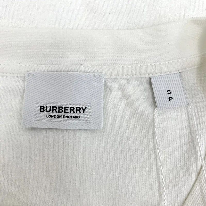 Burberry Burberry White Cotton Long Sleeve T-Shirt Size US S / EU 44-46 / 1 - 5 Thumbnail