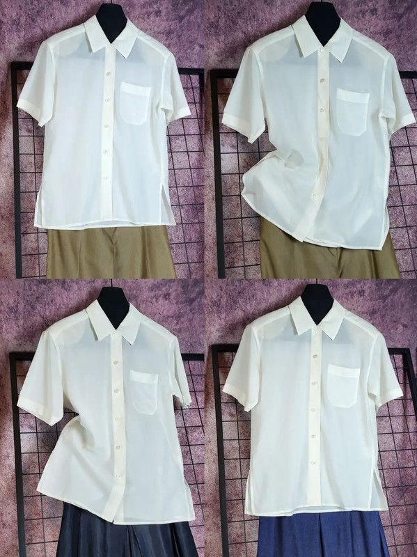 Burberry Burberry Short Sleeve White Embroidered Shirt Size US M / EU 48-50 / 2 - 2 Thumbnail