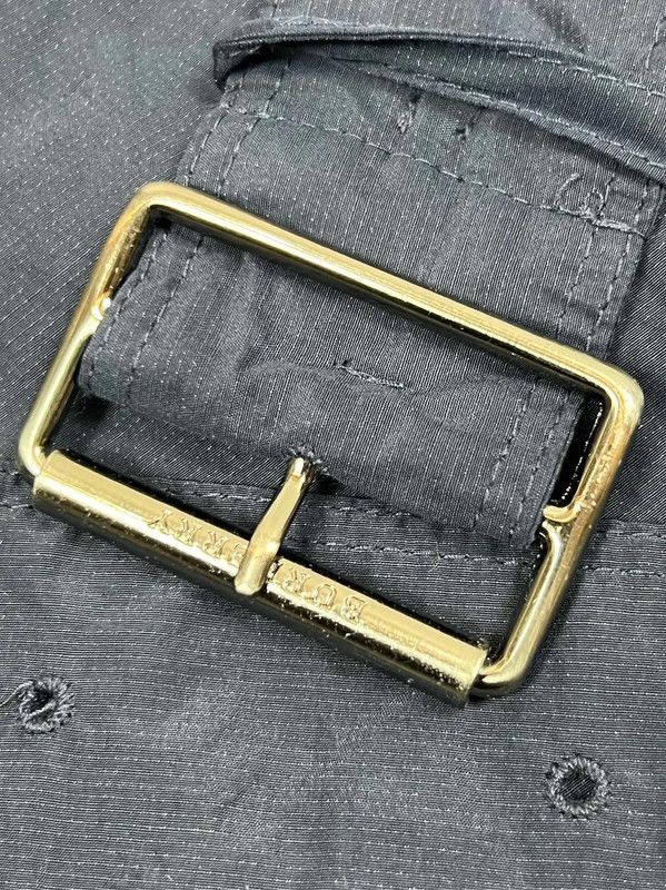 Burberry Burberry Men's XL Navy Cotton Trench Coat Size US XL / EU 56 / 4 - 4 Thumbnail