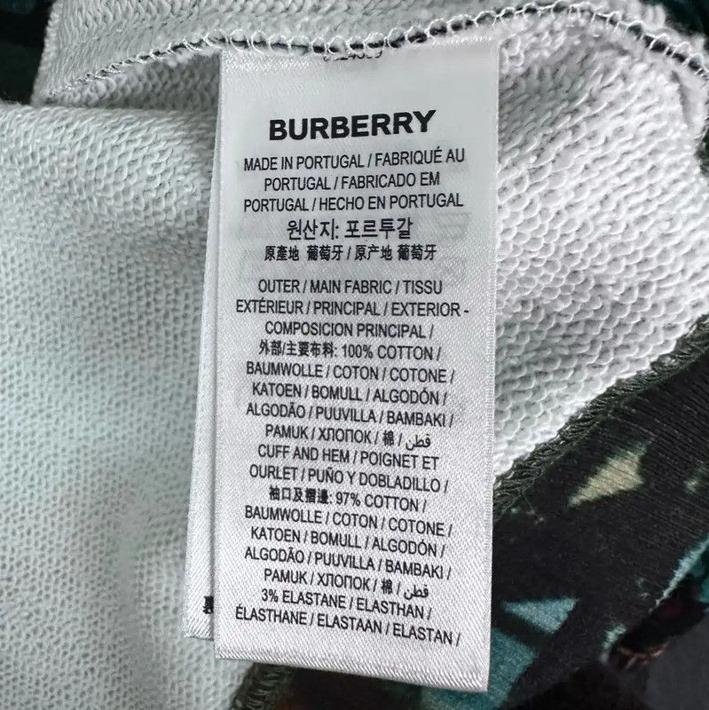 Burberry Burberry Men's Long Sleeve Green Sweatshirt Size US M / EU 48-50 / 2 - 6 Thumbnail