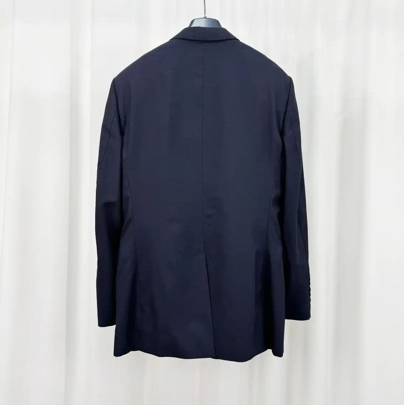 Burberry Burberry Men's Long Sleeve Wool Logo Coat Size US M / EU 48-50 / 2 - 2 Thumbnail