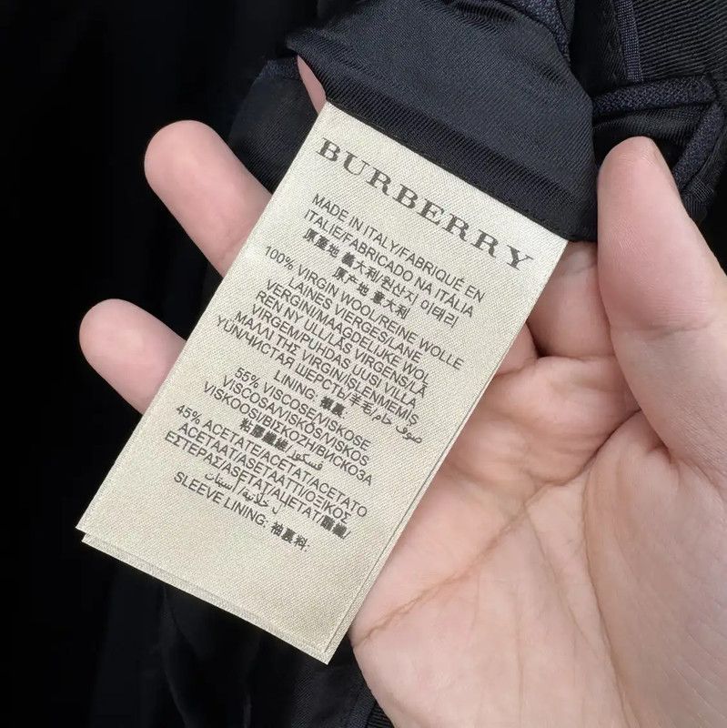 Burberry Burberry Men's Long Sleeve Wool Logo Coat Size US M / EU 48-50 / 2 - 6 Thumbnail