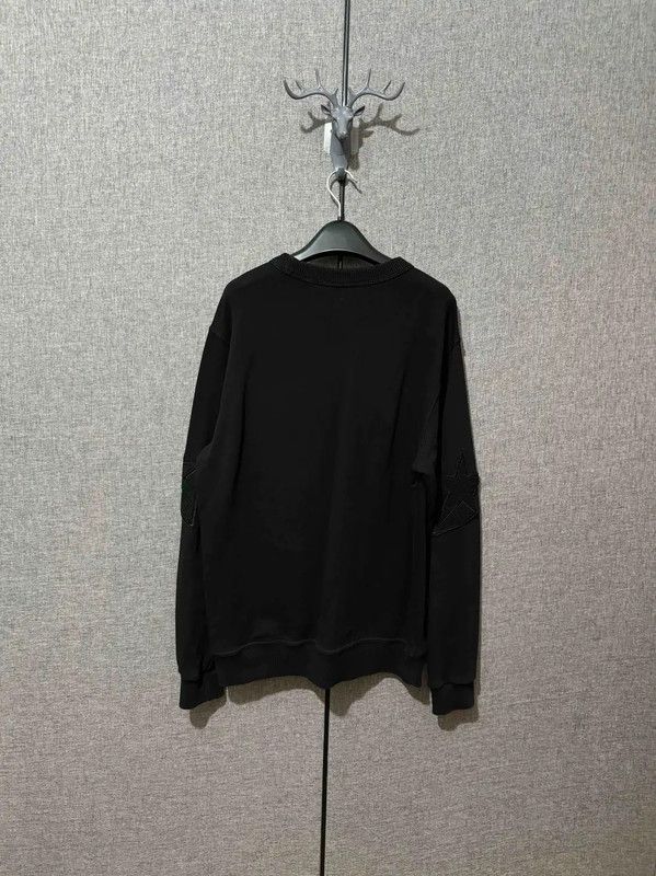 Burberry Burberry Black Cotton Logo Embroidered Sweatshirt Size US S / EU 44-46 / 1 - 2 Thumbnail